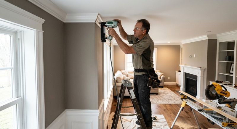Crown Molding Installation in Kansas City, KS